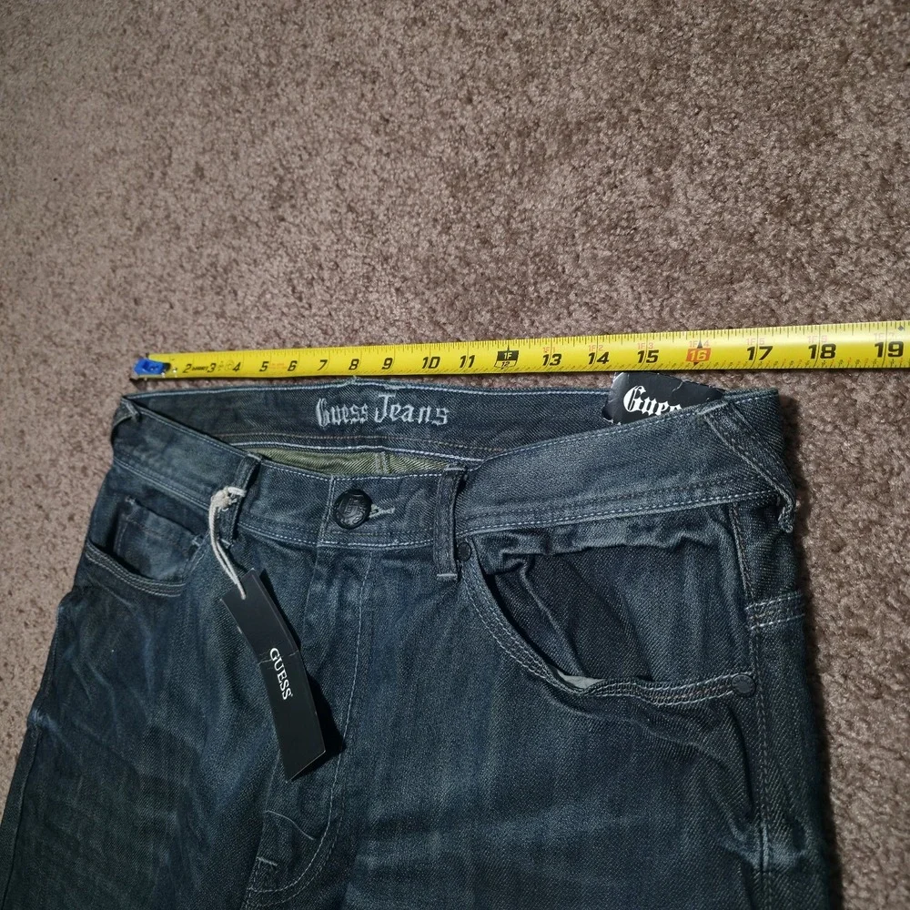 Y2K‎ GUESS Jeans New Oldstock Mens Size *Fits 35 x 32 Bootcut Denim Pants Wide